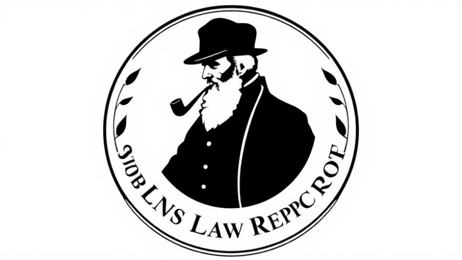 Silhouette logo with text 'Cannabis Law Report' in circular design.