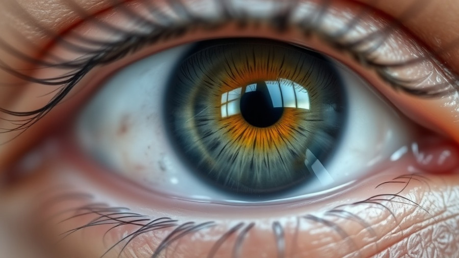 Close-up of an eye with a cataract, related to GLP-1 receptor agonists cataracts.