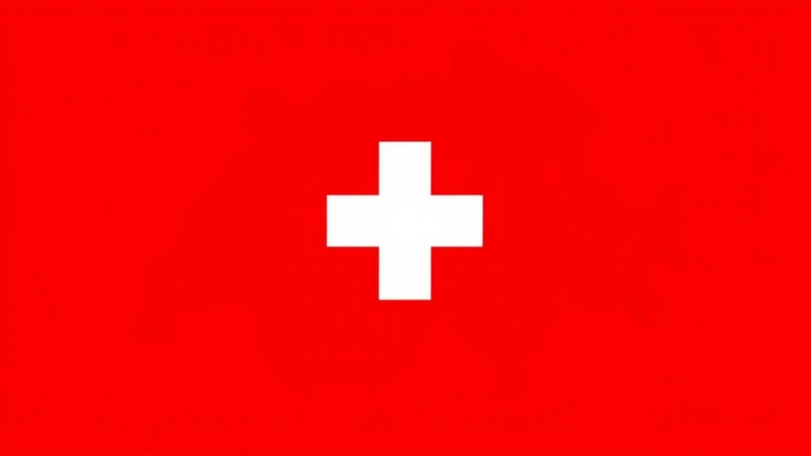 Swiss map with flag design for Züri Can pilot program Switzerland