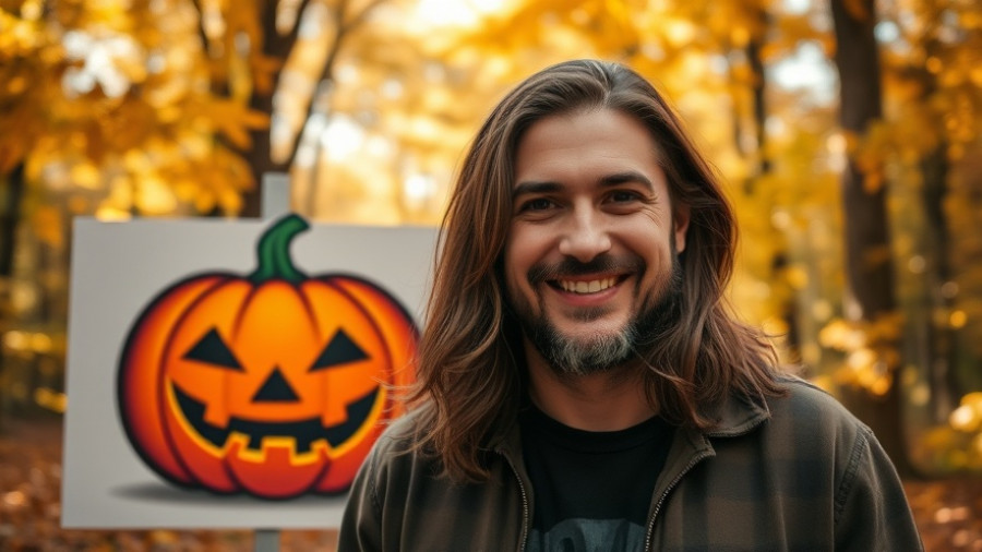 Mr. Mark Sevilla Cannabis Envoy Iraq in autumn forest.