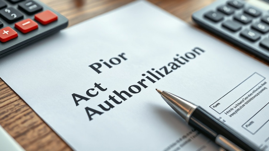 GLP-1 care complexity: prior authorization form on desk.