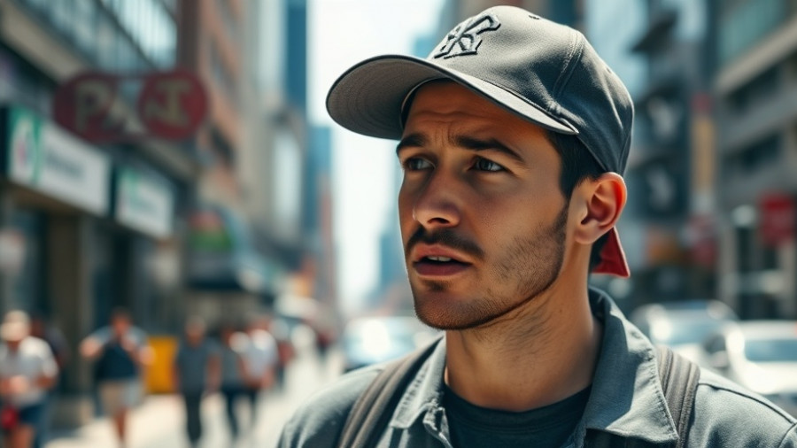 Casual man speaking outdoors about municipal rules cannabis industry.