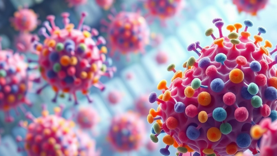 Abstract depiction of human cells for cognitive function research.