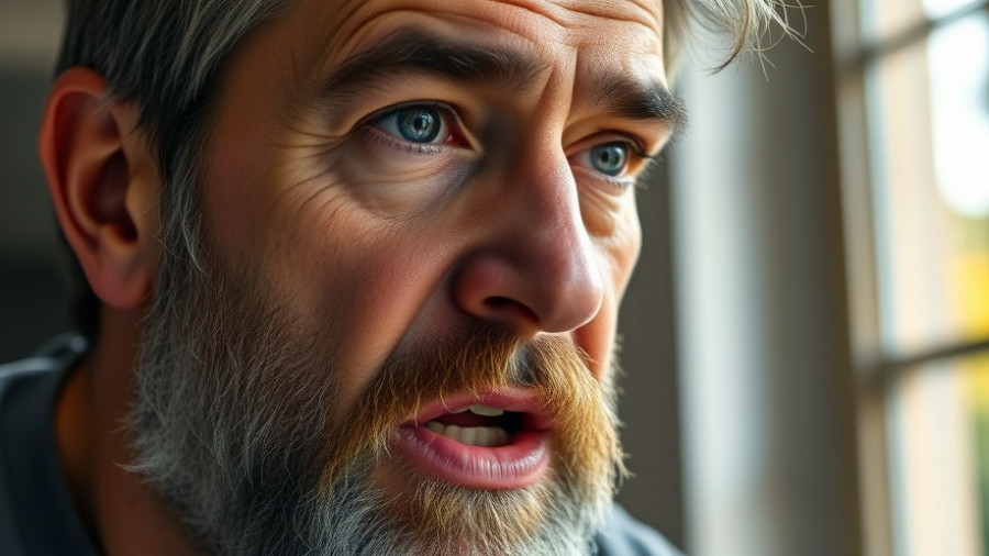 Middle-aged man discussing the hidden costs of cannabis indoors.