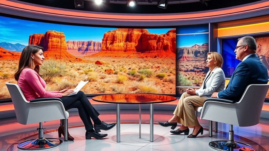 News discussion on Arizona open primaries in studio setting.