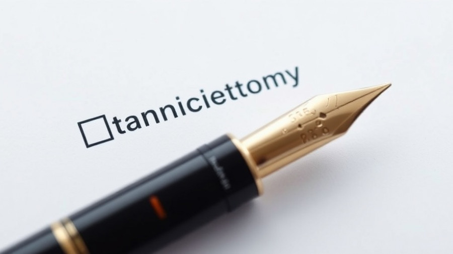 Panniculectomy form with pen, related to COVID and blood clots after surgery.