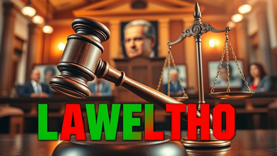 Cannabis legalization in the U.S. collage with gavel and justice scales.