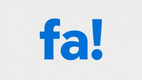 Abstract bold blue lettering on gray background.