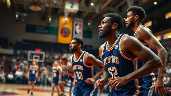 Players in action on the court, capturing Jalen Green's debut performance.