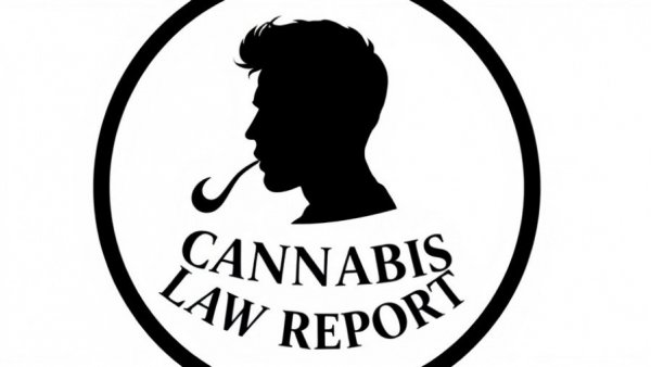 Cannabis Law Report emblem featuring silhouetted profile.