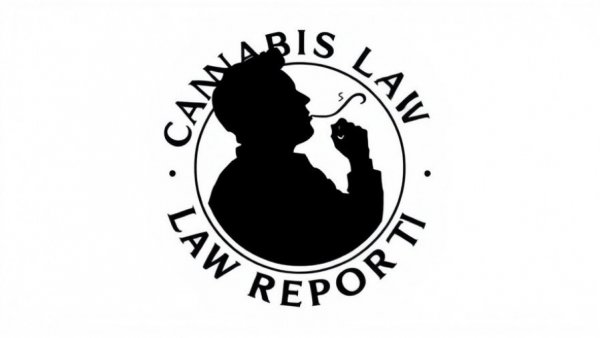 Cannabis law report logo with silhouette and South Africa cannabis exclusion theme.