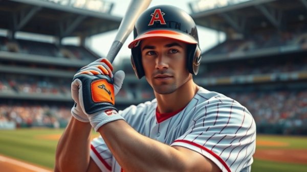 Focused player poised to bat, highlighting trade rumors