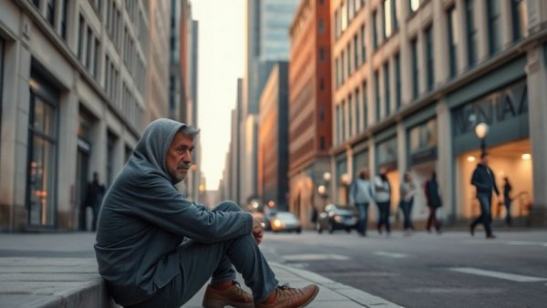 Urban street scene reflecting Saskatoon's homelessness count.