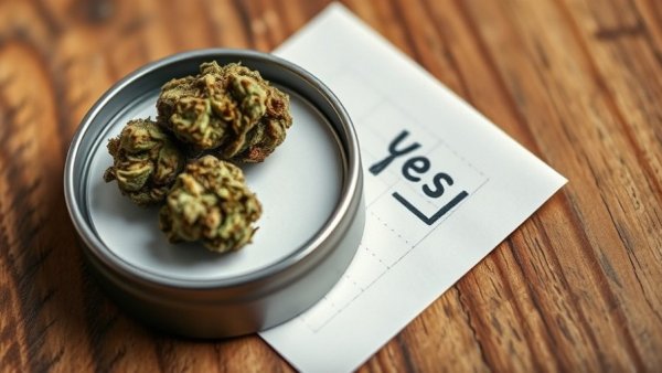 Cannabis buds and marked checkbox symbolizing Massachusetts cannabis industry news.
