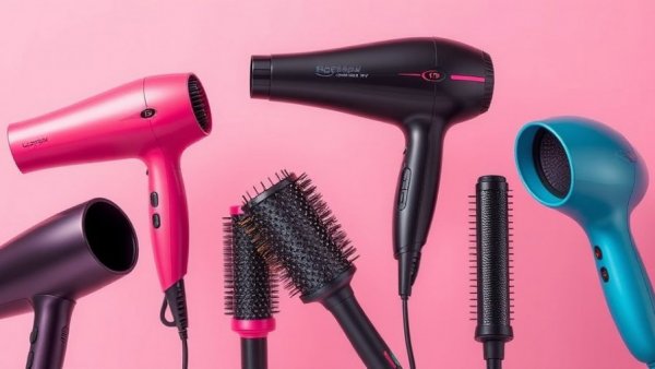 Shark SpeedStyle Hair Dryers and Brushes on a Pink Background.