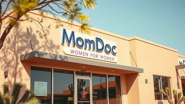 Blue Cross Blue Shield Arizona contract termination sign at medical facility under sun.