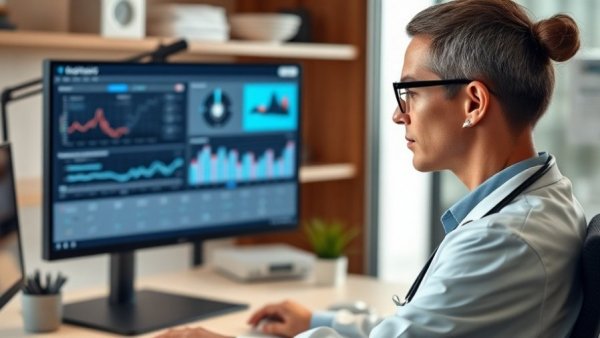 Healthcare professional using integrated health solutions for employers.