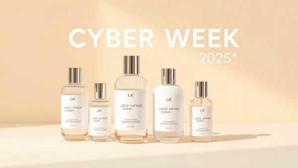 Korean skin-care items with Cyber Monday deals 2025 tag.
