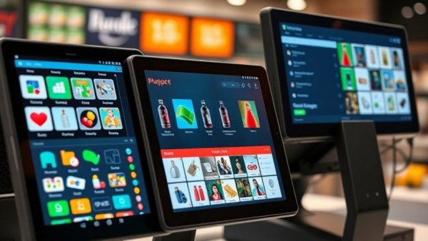 Modern device interface with point of sale software for device technology