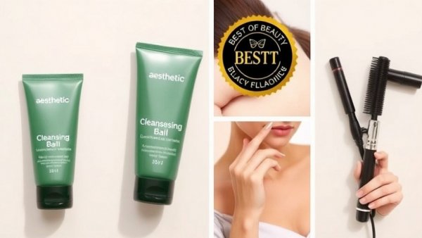 Best of Beauty winners collage featuring skincare and makeup products.