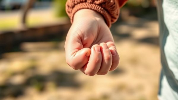 Child holding adult's hand in a sunny setting, representing safe custody exchange legislation in Arizona.