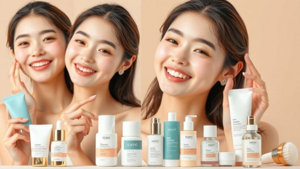 Korean skin care products and users; focus on oily skin solutions.