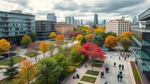 Modern architecture and lush park space in Greenville SC, local news