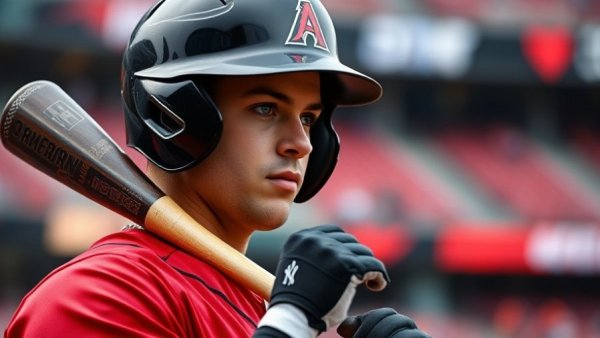 Arizona Diamondbacks player holding a bat, showcasing focus and determination.