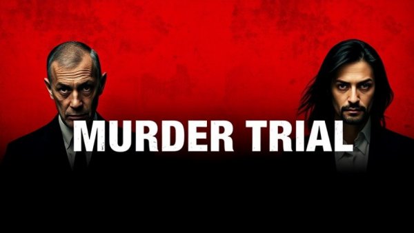 Scottsdale Murder Trial cover image with portraits and red background.