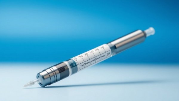 Mounjaro injection pen for type 2 diabetes in children, close-up view.