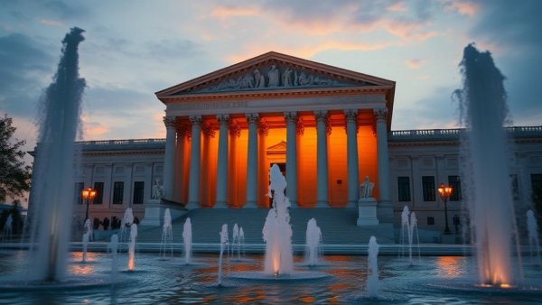 Supreme Court building during sunset related to federal marijuana prohibition.