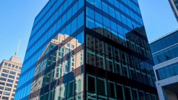 Taylor Morrison corporate office building reflecting sky