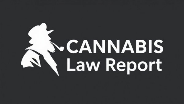 Cannabis Law Report logo with silhouette and pipe.