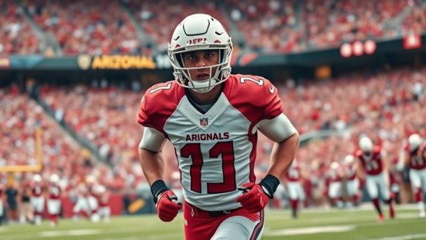 Cardinals Michael Wilson reaching milestone 2025, football action