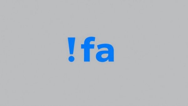 Bold 'fa!' logo in blue against gray, clinical aging clock based on biomarkers.