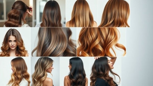 Collage of hair makeovers emphasizing emotional impact of transformations.