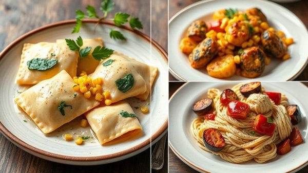 Delicious gourmet dish collage for the Best Recipes of 2025.