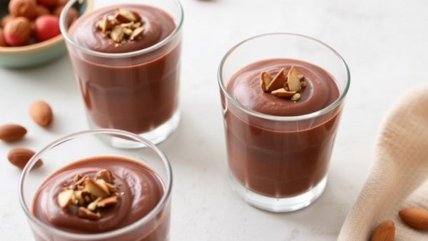 Dark Chocolate Almond Mousse