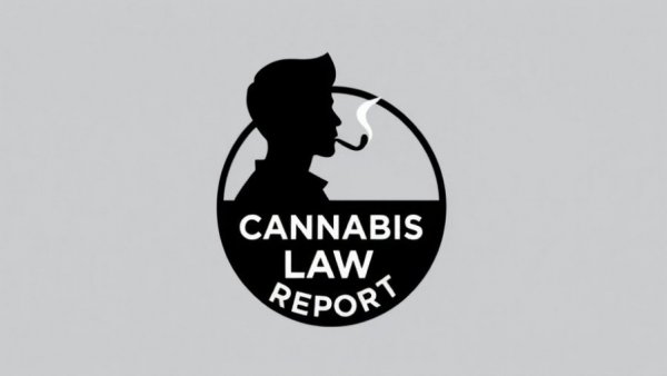 Cannabis Law Report logo with smoking silhouette.