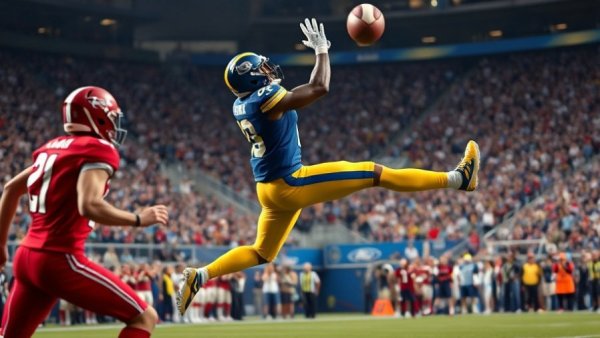 ASU Transfer Portal Recruiting Strategy depicted in an intense football game scene.