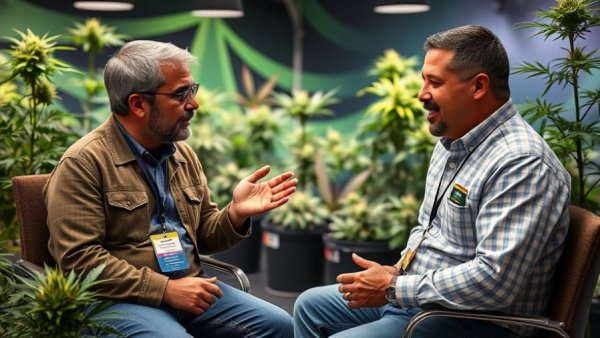 Interview on Asthma Attacks in Cannabis Cultivation, featuring two experts.