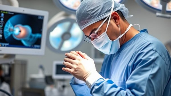 Arthroscopic Spinoglenoid Cyst Treatment during shoulder arthroscopy in an operating room.