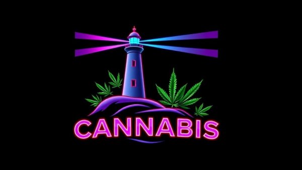 Cannabis Coast to Coast News logo with lighthouse.
