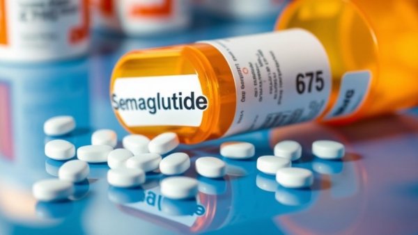Semaglutide compounding risks highlighted in prescription bottle with pills.