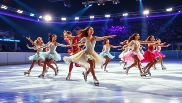 Stars on Ice event in Greenville showcases dynamic skaters in colorful costumes.