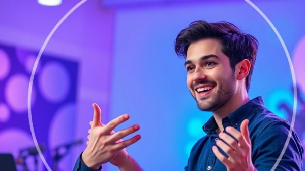 Dynamic graphic explaining dental business insurance with a smiling young man.