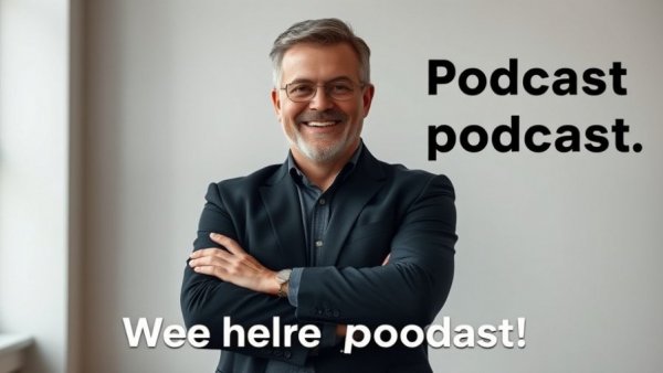 Dental Practices podcast promotion with smiling host and branding.