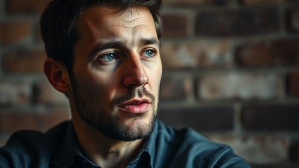 Man discussing dental practices in a cozy setting.