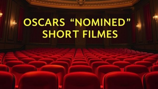 Oscar-nominated short films 2026 in elegant theater setting.