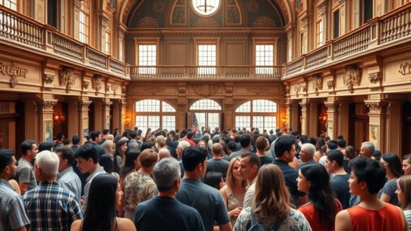 Gathering at a historical building for South Carolina judicial appointments